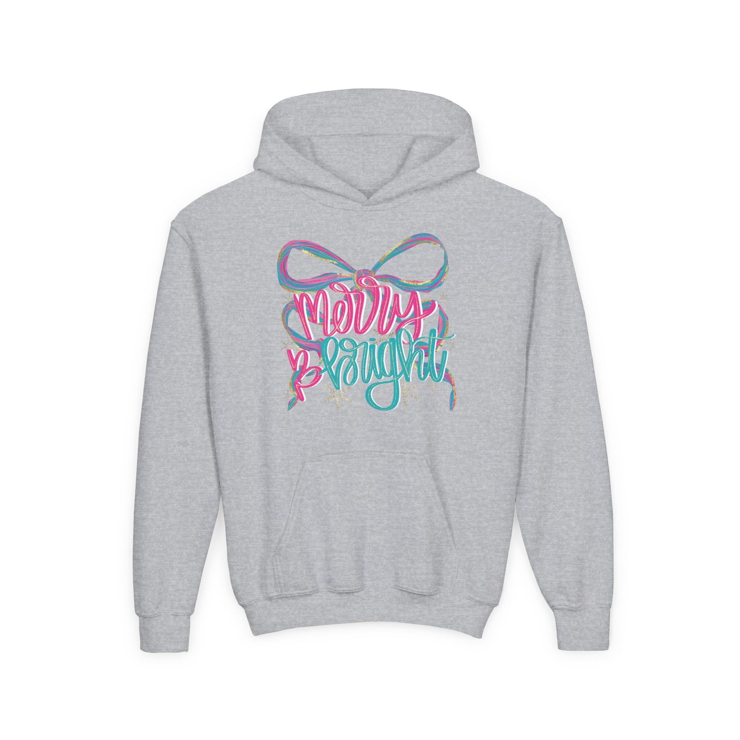 Merry and Bright Hoodie - Gildan
