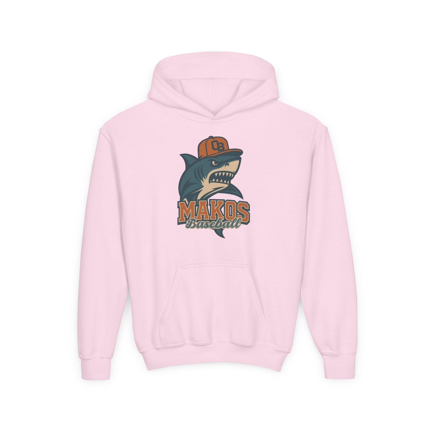 Makos Youth Baseball Hoodie - Gildan