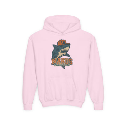 Makos Youth Baseball Hoodie - Gildan