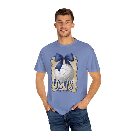 Adult Foley Lions Volleyball Tee - Comfort Colors