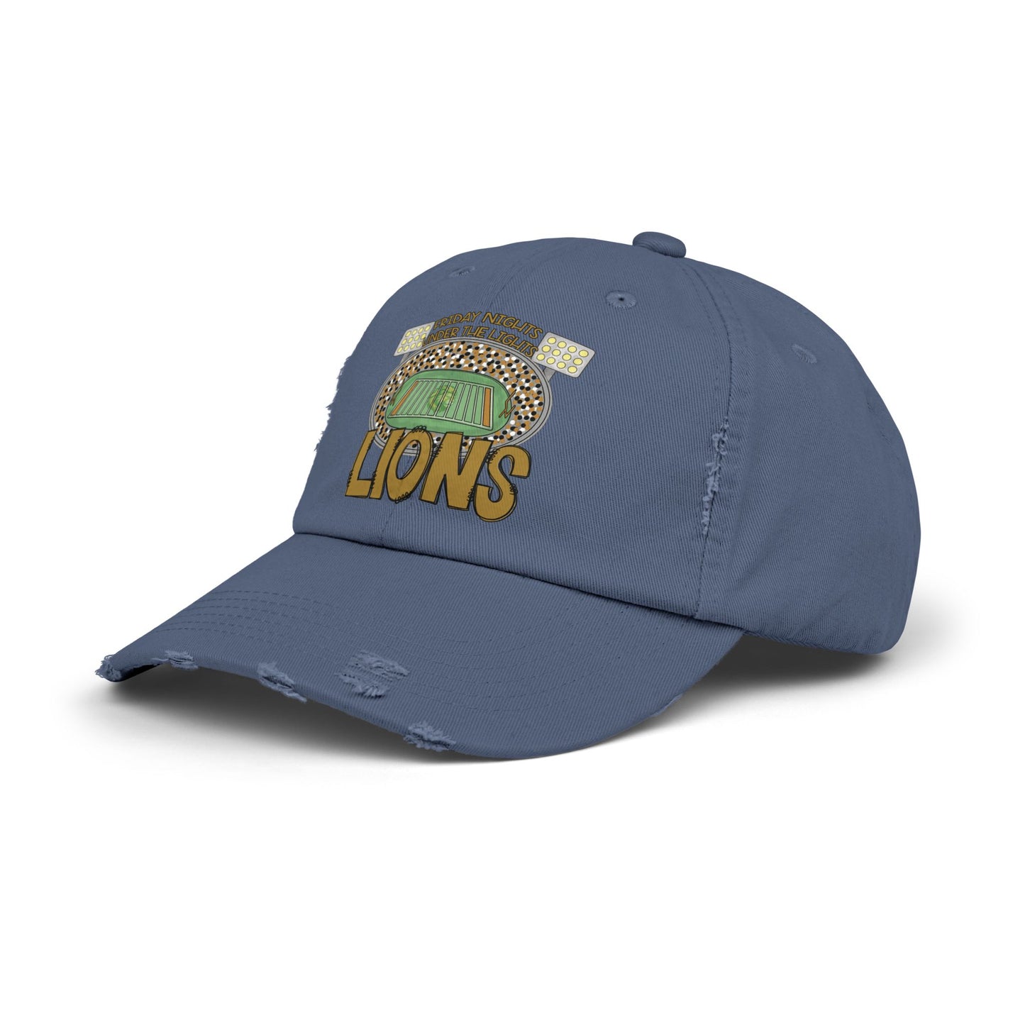 Lions Friday Night Lights Unisex Distressed Cap