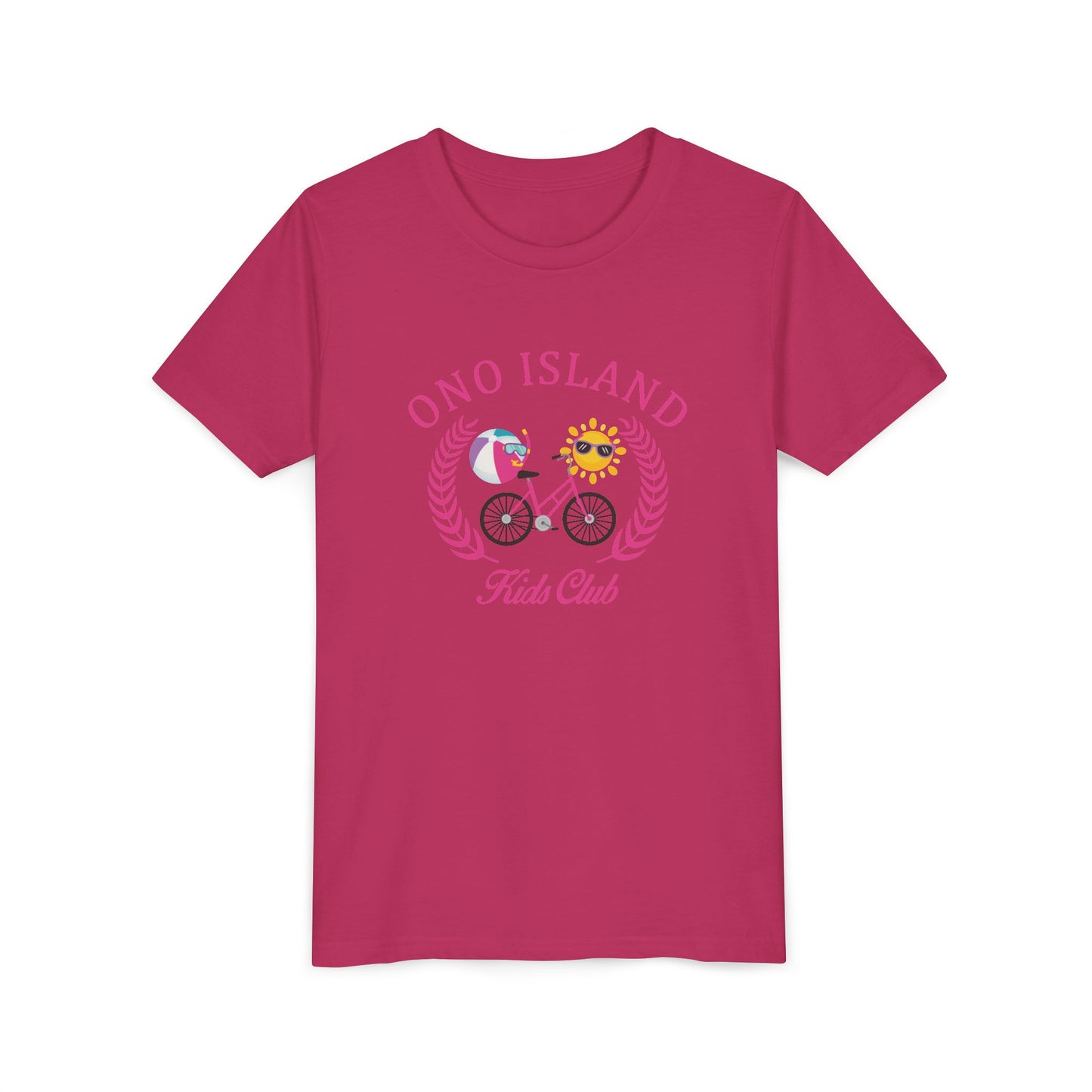 Ono Island Kids Club Pink Tee - Bella Canvas