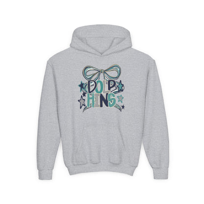 Youth Dolphins Ribbon Hoodie