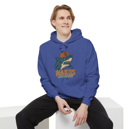 Adult Makos Retro Baseball Hoodie - Comfort Colors