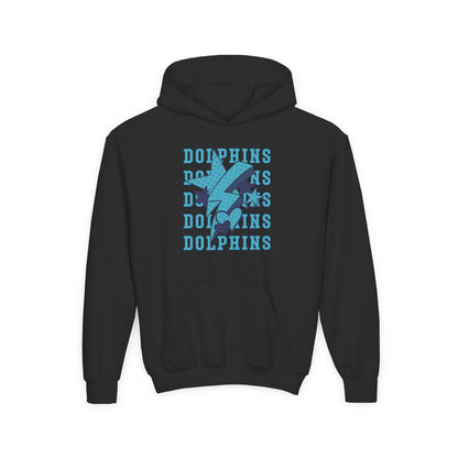 Youth Dolphin Lightning, Stars & Hearts Hoodie