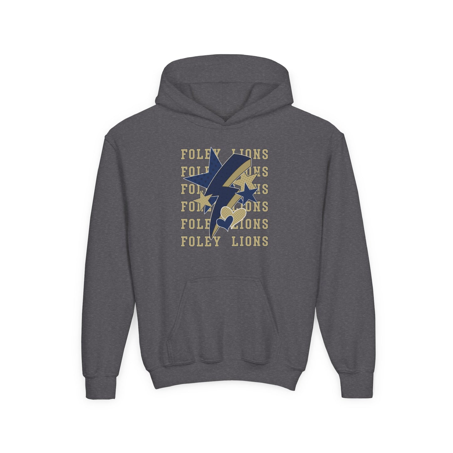 Youth Lions Lightning Stars & Hearts Hoodie