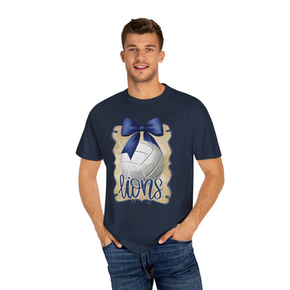 Adult Foley Lions Volleyball Tee - Comfort Colors