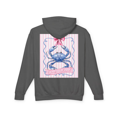 Adult Ono Island Preppy Crab Hoodie Comfort Colors