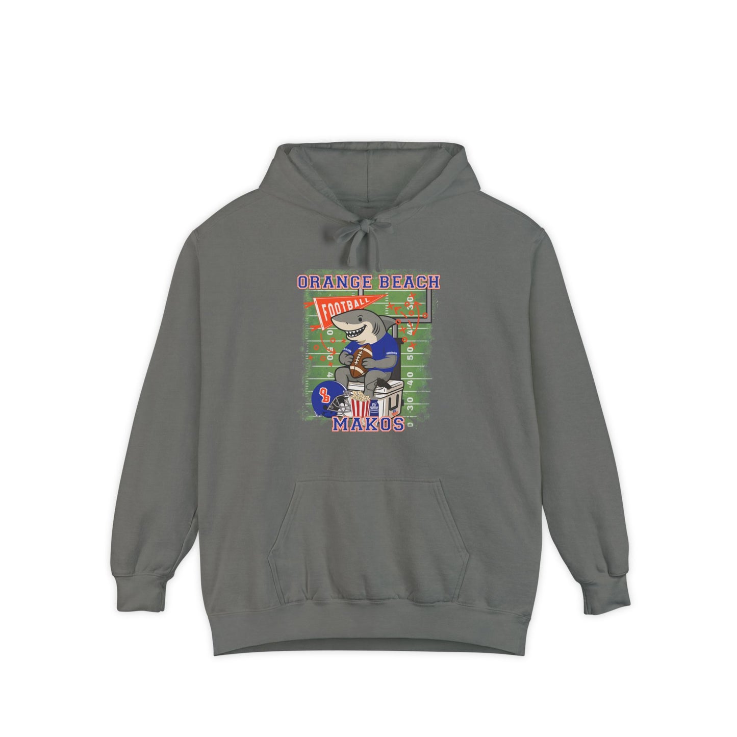 Adult Makos Tailgate Time Hoodie Comfort Colors