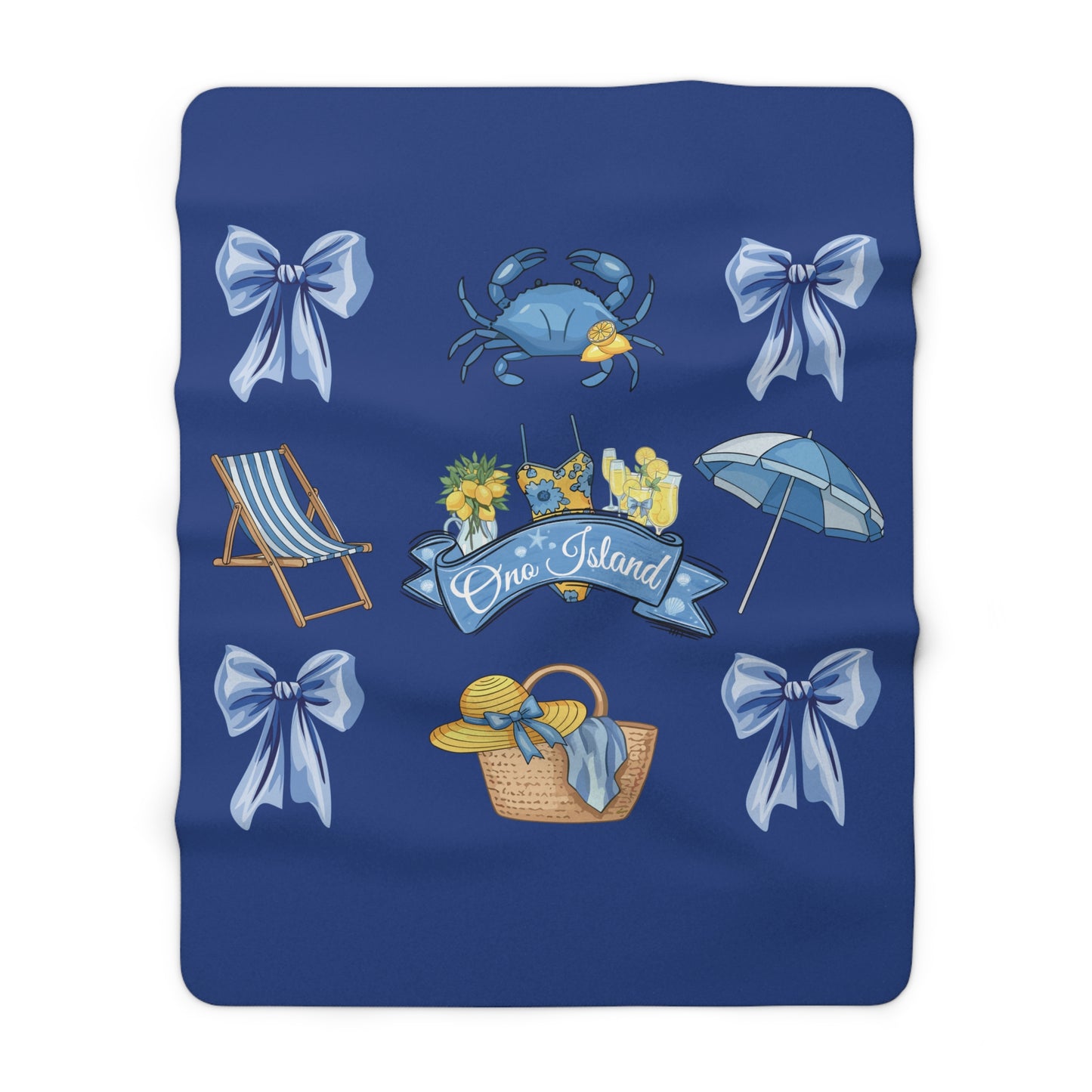Coquette Ono Island Sherpa Fleece Blanket