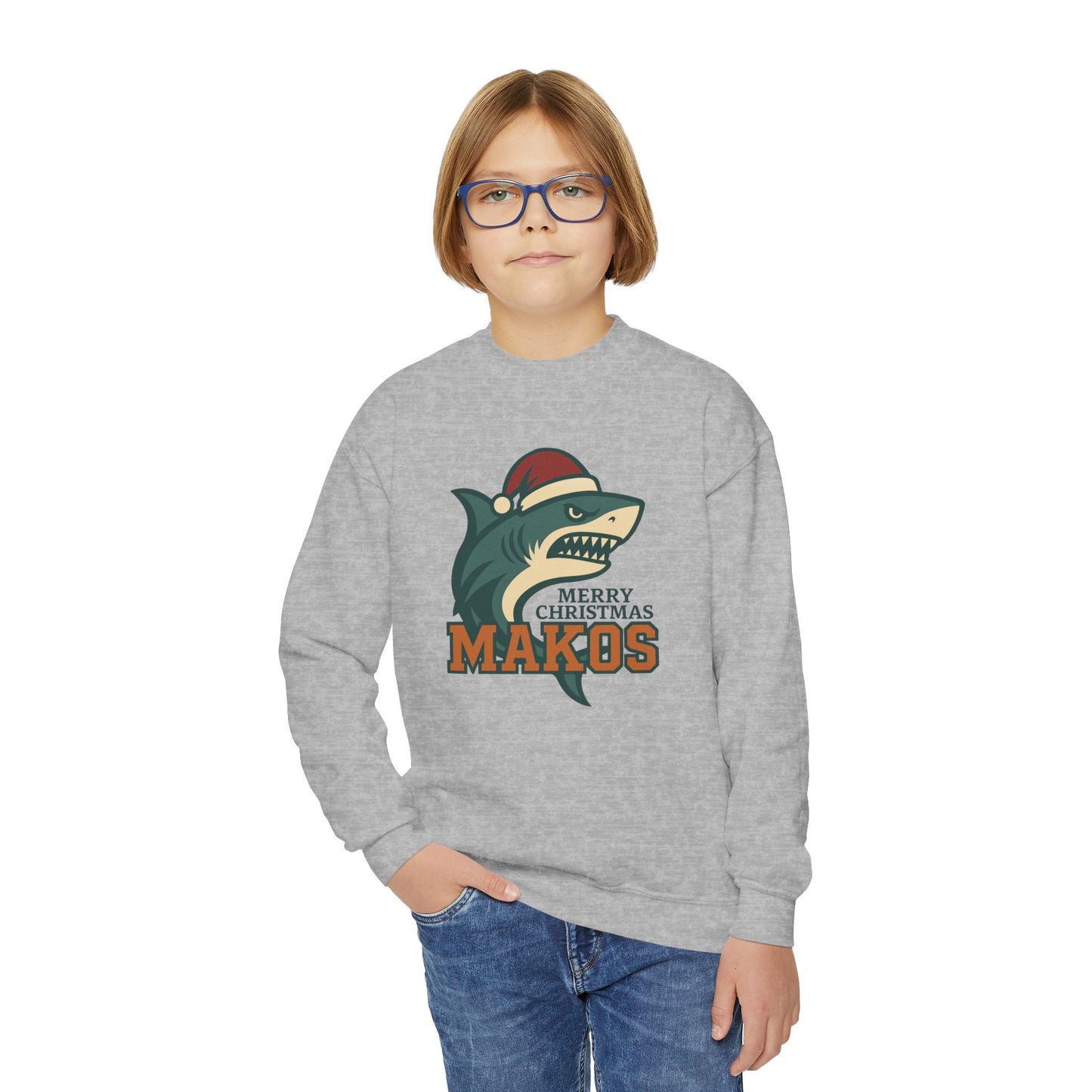 Merry Christmas Makos Sweatshirt - Gildan