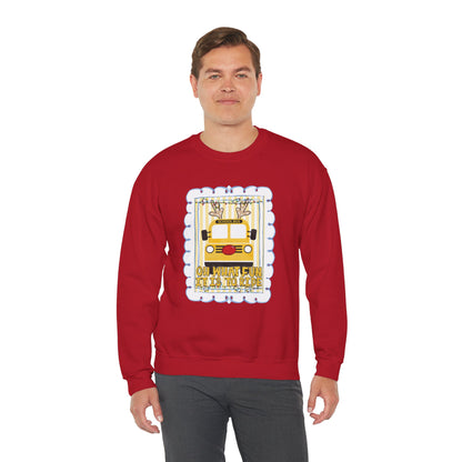 Christmas Bus Driver Sweatshirt - Gildan