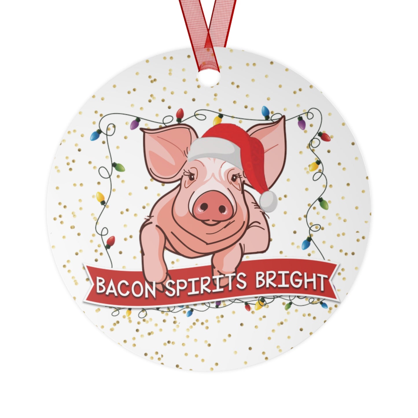 Bacon Spirits Bright Ornament