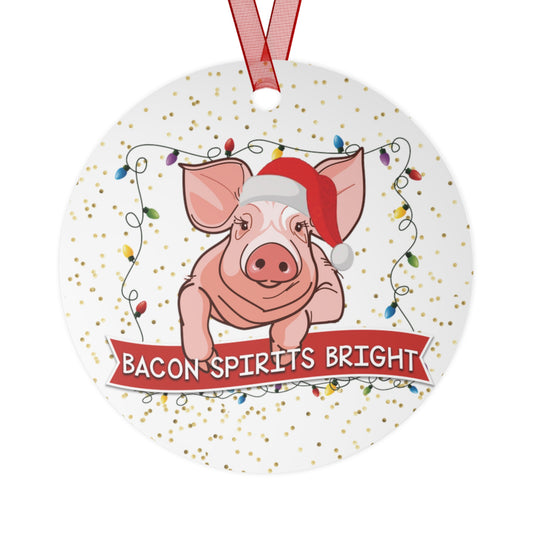 Bacon Spirits Bright Ornament