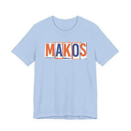 Adult Makos Block Tee - Bella Canvas
