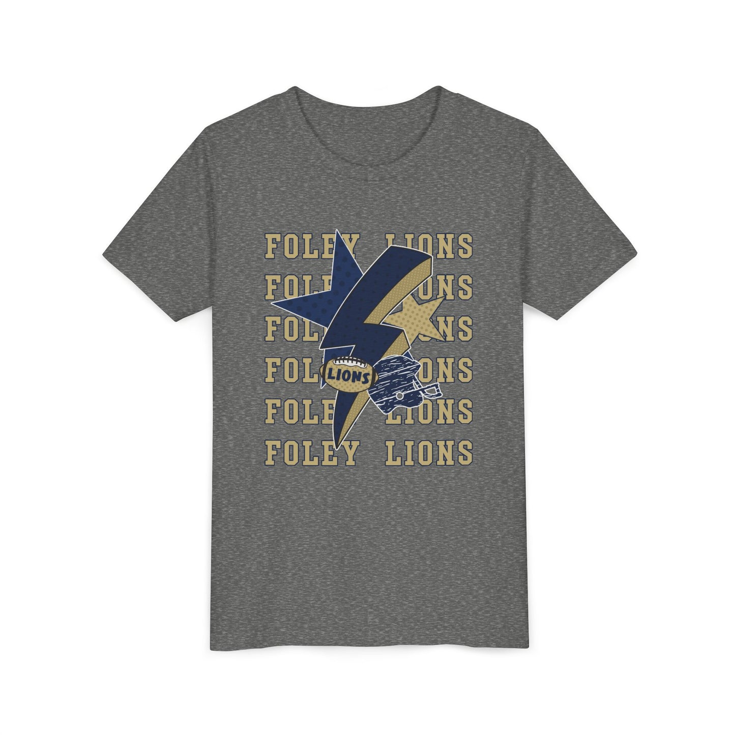 Youth Foley Lions Lightning Football T