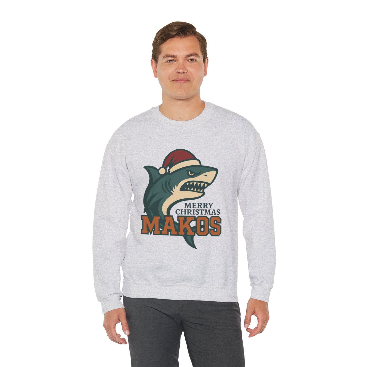 Merry Christmas Makos Sweatshirt — Gildan