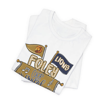 Adult Lions Color Guard Mom Tee - Bella Canvas