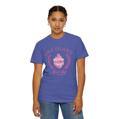 Ono Island Pink Boat Club - Comfort Colors
