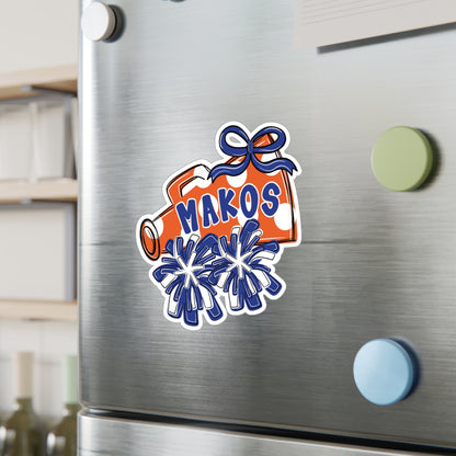 Makos Cheerleading Vinyl Decals