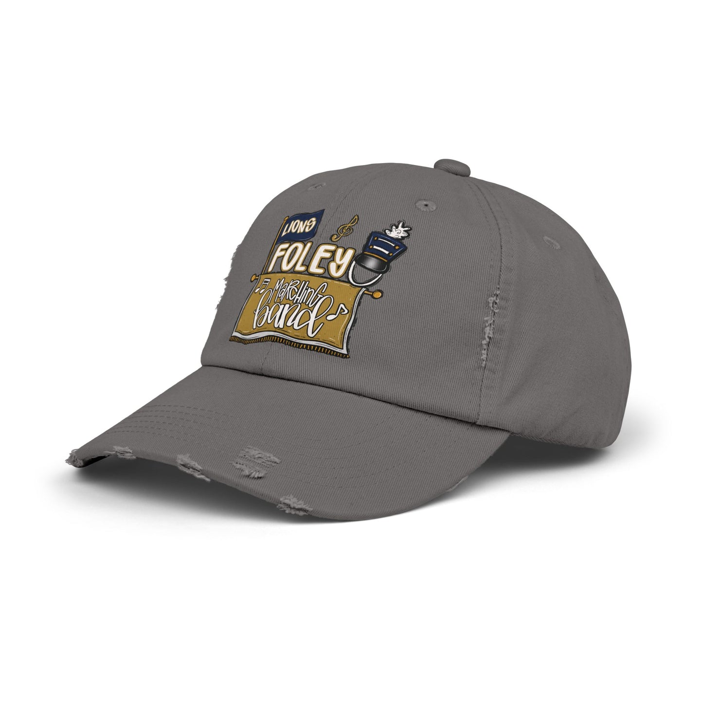 Lions Marching Band Distressed Cap