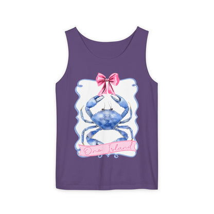 Ono Island Preppy Crab Tank Top - Comfort Colors
