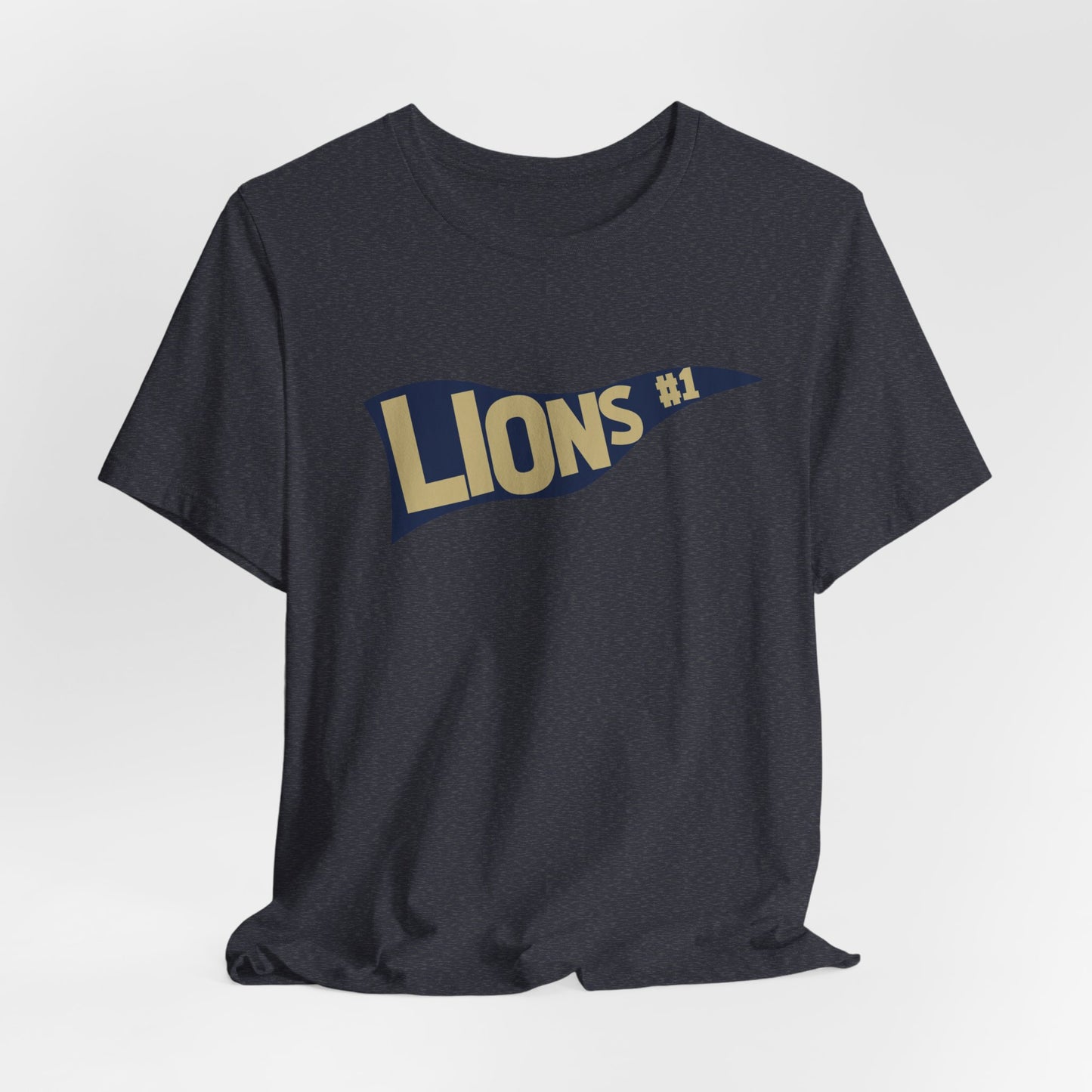 Adult #1 Lions Unisex Jersey Tee - Bella Canvas