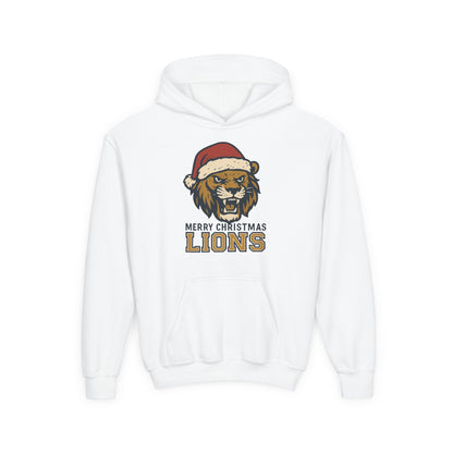 Merry Christmas Lions Hoodie - Gildan