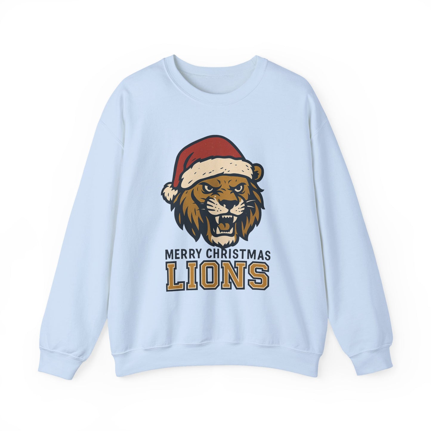Merry Christmas Lions Sweatshirt — Gildan