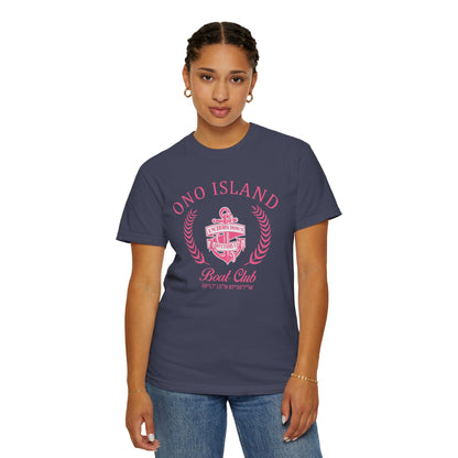 Ono Island Pink Boat Club - Comfort Colors