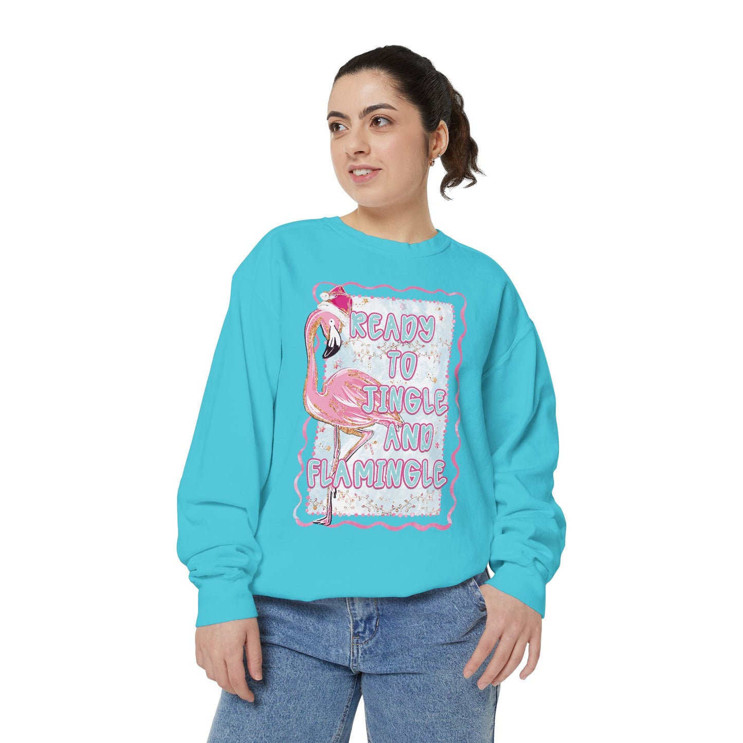 Flamingo Jingle & Flamingle Christmas Sweatshirt