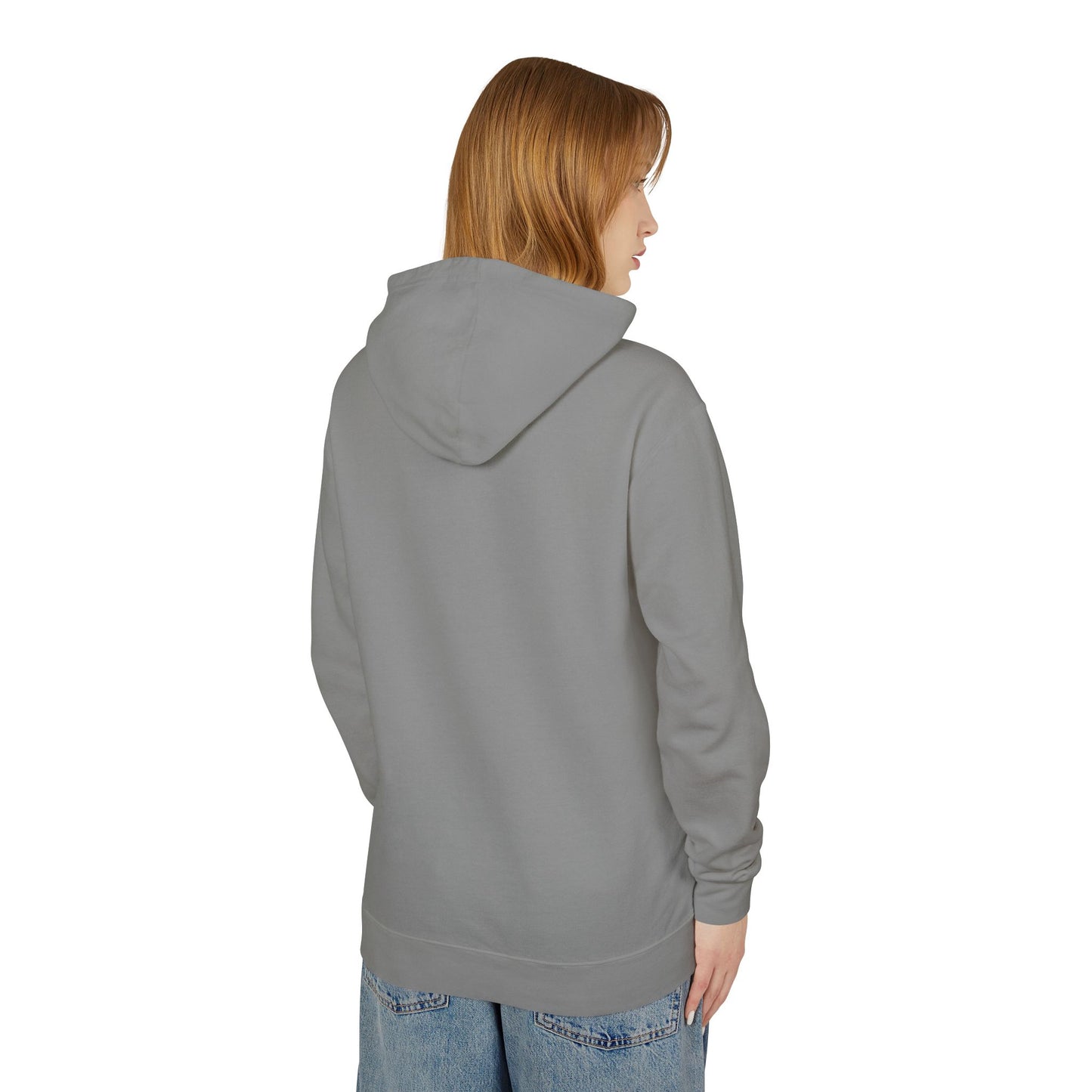 Adult Life of a Dolphin Faux Glitter Hoodie - Comfort Colors