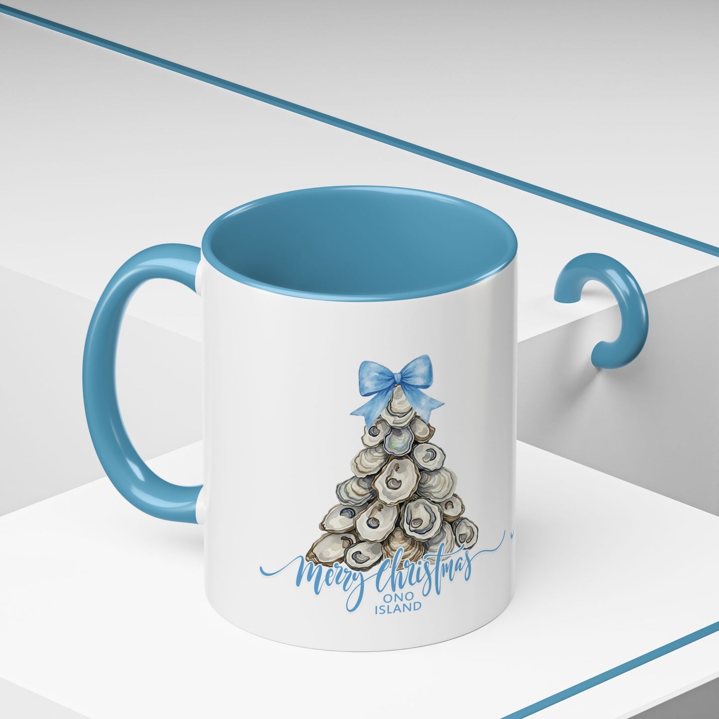 Ono Island Christmas Oyster Tree Mug