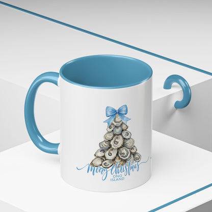 Ono Island Christmas Oyster Tree Mug