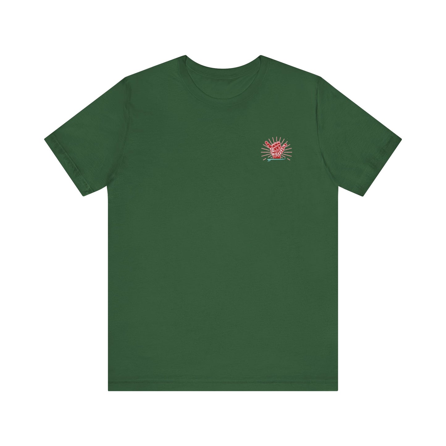Adult Christmas Surfing Tee - Bella Canvas