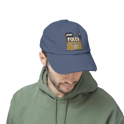 Lions Marching Band Dad Distressed Cap