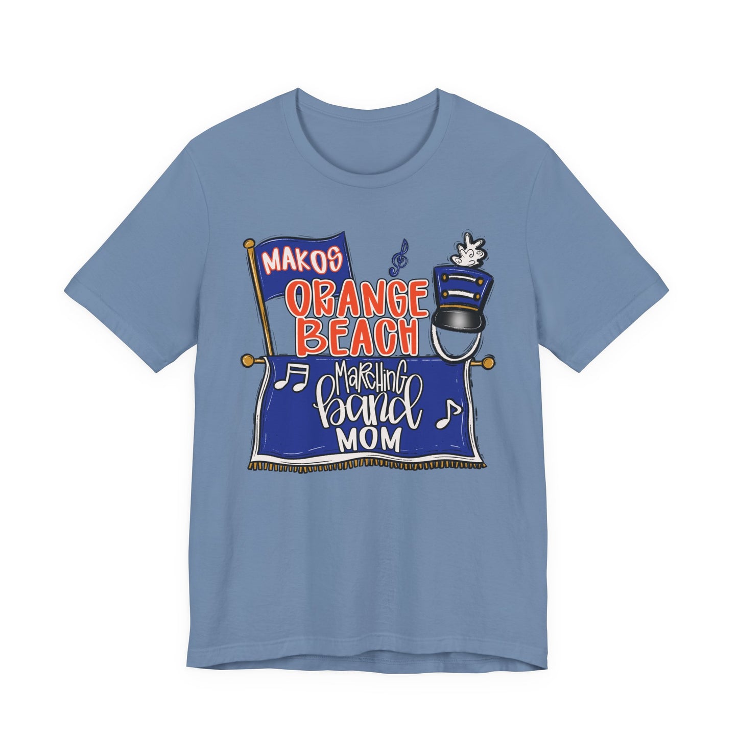 Adult Makos Marching Band Mom - Bella Canvas