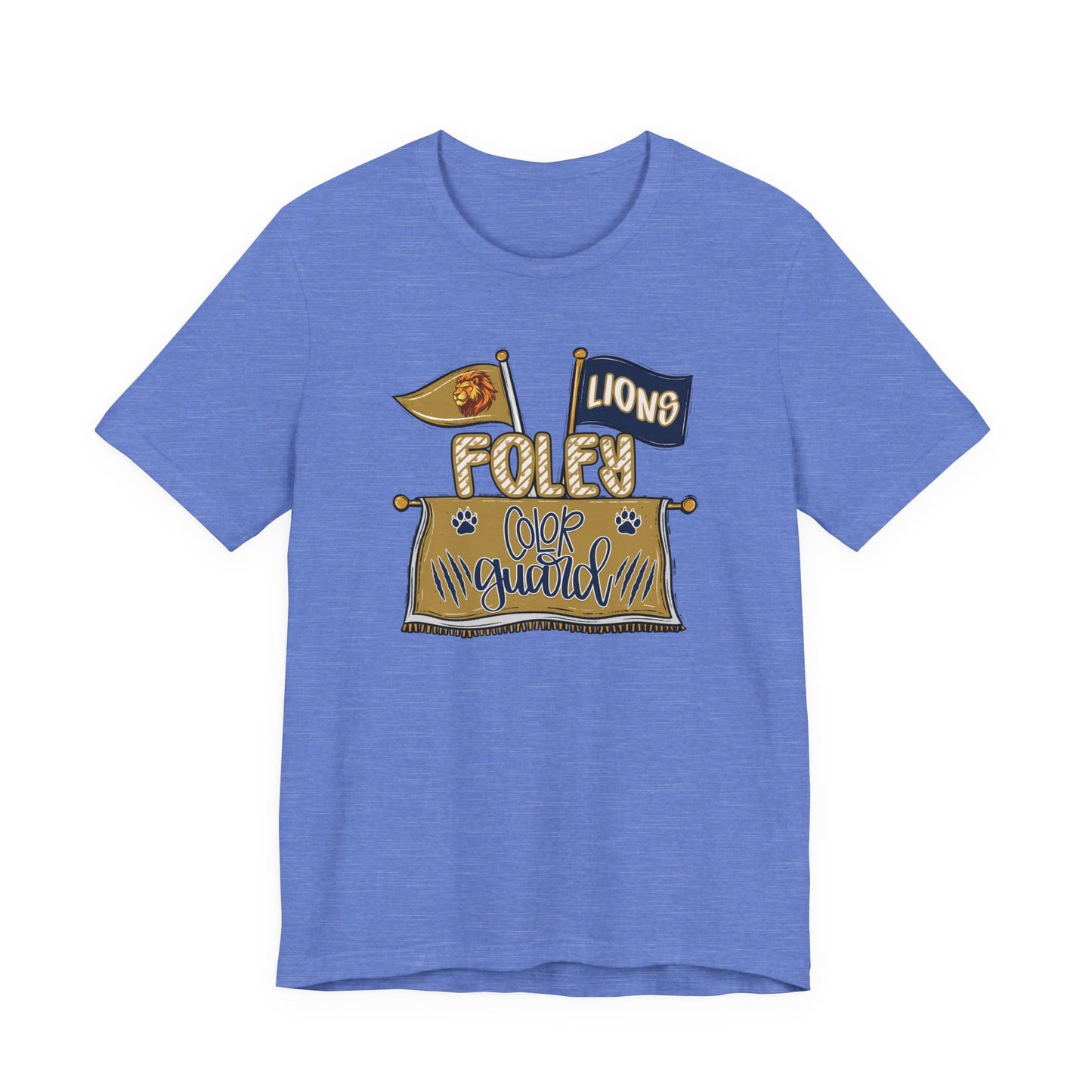 Foley Lions Color Guard Jersey Tee - Bella Canvas