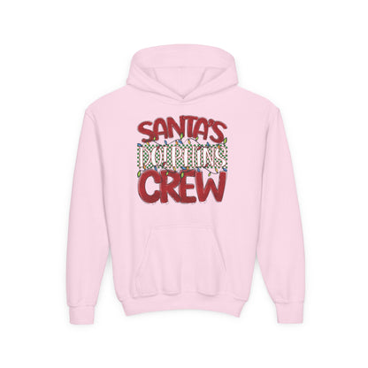 Santa's Dolphins Crew Youth Hoodie