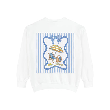 Adult Coquette Beachy Ono Island Sweatshirt - Comfort Colors