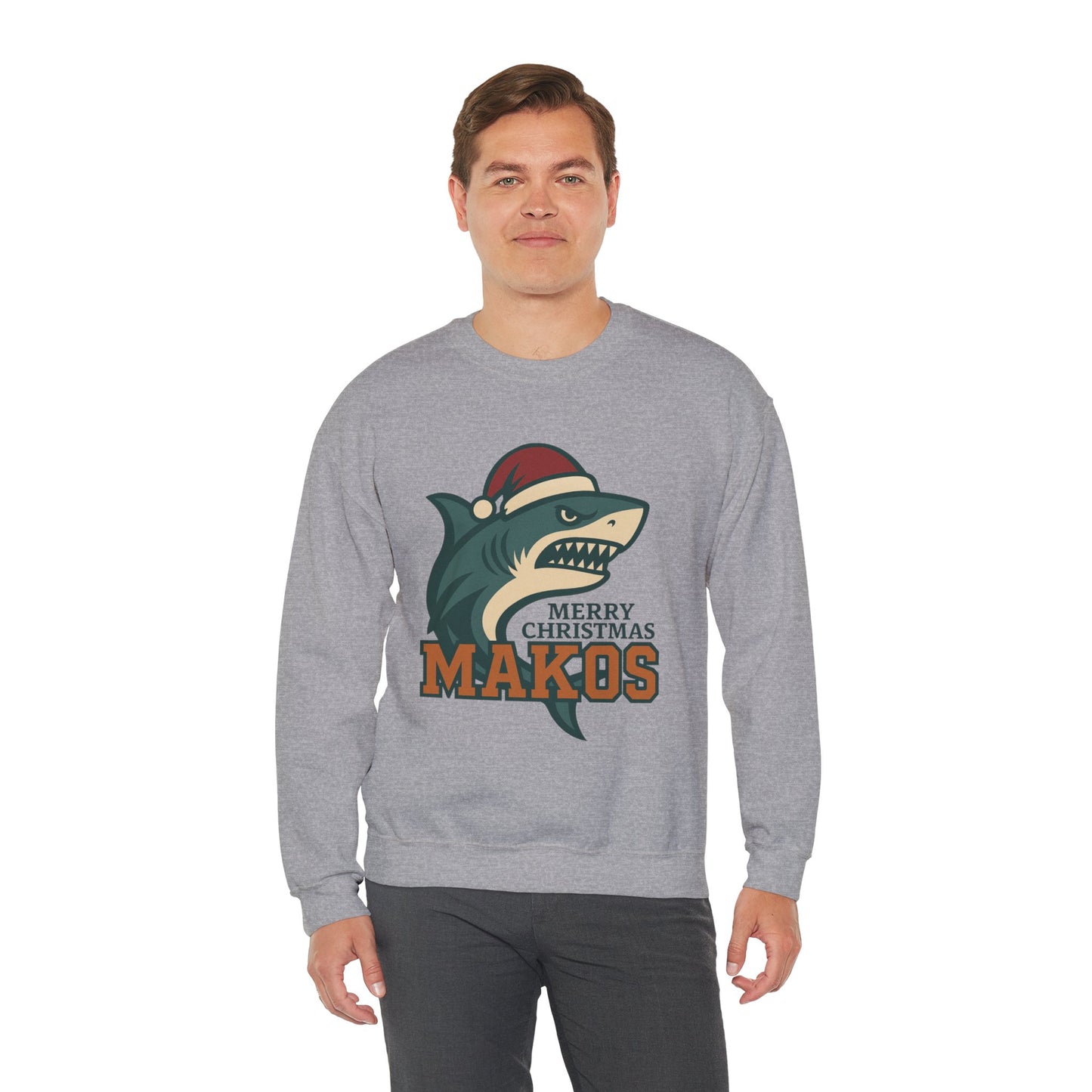 Merry Christmas Makos Sweatshirt — Gildan