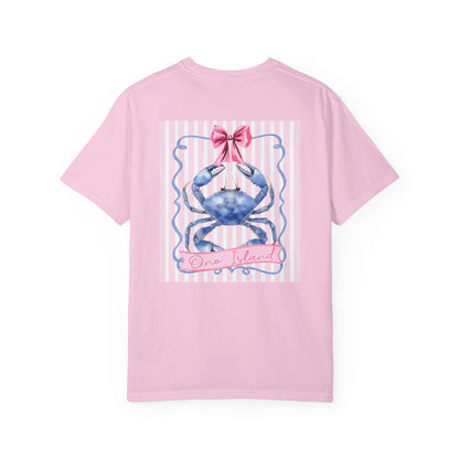 Adult Ono Island Preppy Crab Tee - Comfort Colors