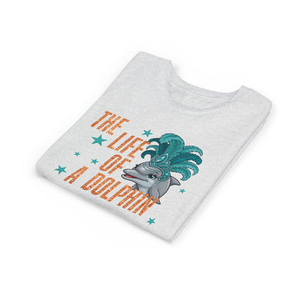 Life of a Dolphin Faux Glitter - Bella Canvas