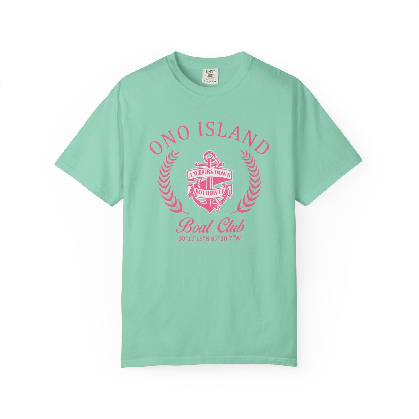 Ono Island Pink Boat Club - Comfort Colors