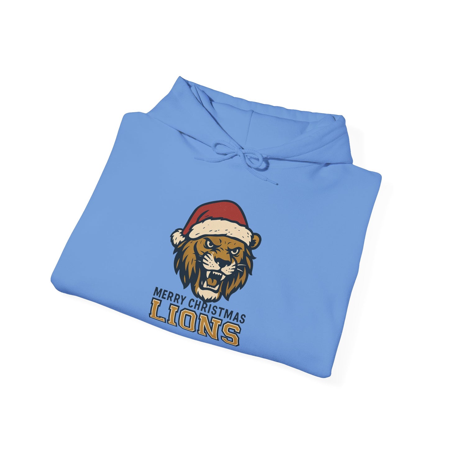 Merry Christmas Lions Hoodie — Gildan