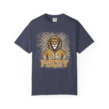 Foley Lions Grunge T-shirt - Comfort Colors