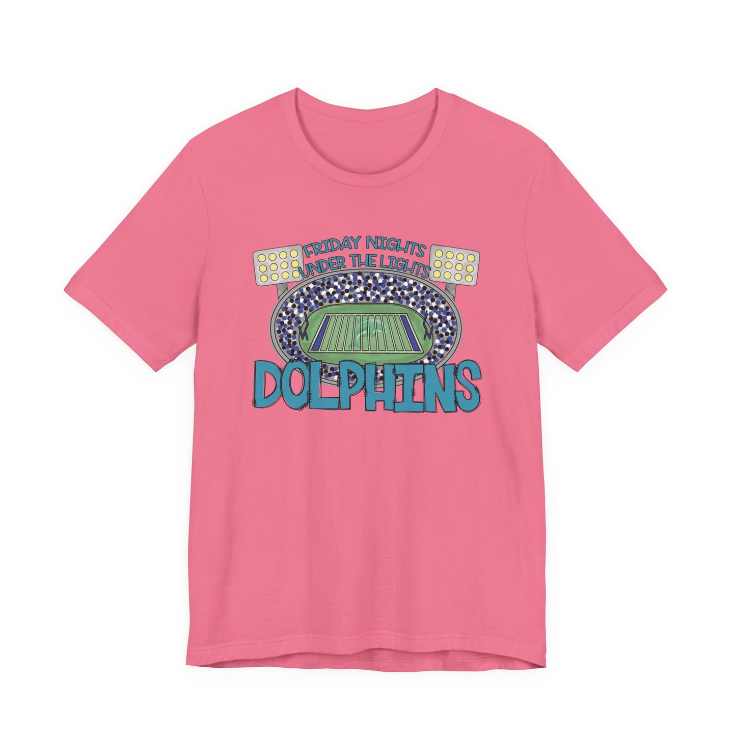Adult Dolphins Friday Nights Under the Lights Tee