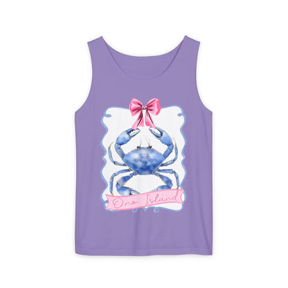 Ono Island Preppy Crab Tank Top - Comfort Colors