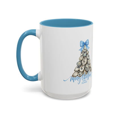 Ono Island Christmas Oyster Tree Mug