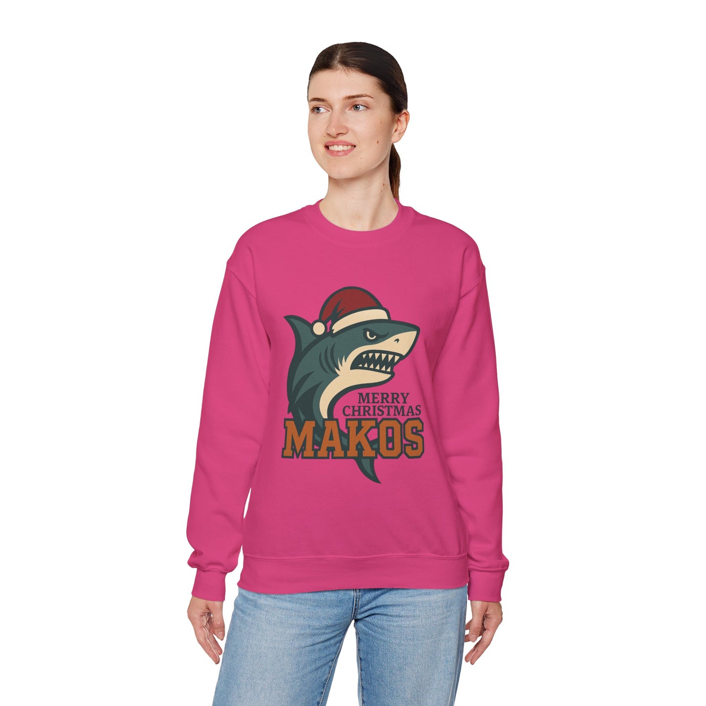 Merry Christmas Makos Sweatshirt — Gildan